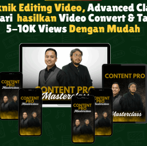 22Dis - Content Pro Masterclass - Pakej 1 Class