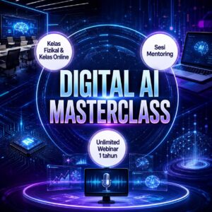Digital AI Masterclass (2 Hari Kelas Fizikal + 5 Hari Kelas Online) - Basic Package